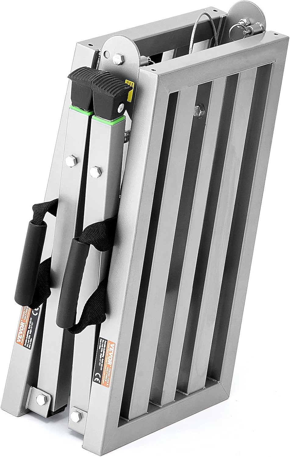 VEVOR werkplatform van legere staal, inklapbaar, 500-740 mm hoog, 180 kg draagkracht, afmetingen 1040 x 375 x 500 mm