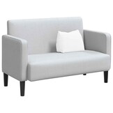 vidaXL Rugkussen Wit 45 x 20 x 35 cm Stof