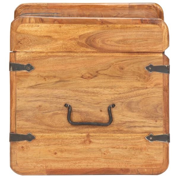 vidaXL Kist 40x40x40 cm massief acaciahout