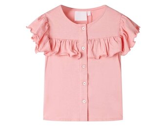 Kindershirt 116 middelroze