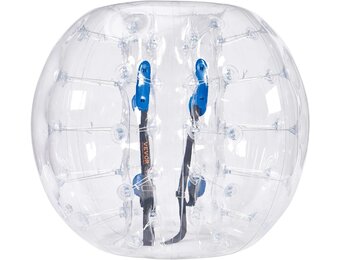 VEVOR Opblaasbare bumperbal, schokbestendige speelbal, 1 stuk, 1,2 m x 1,03 m, transparante opblaasbare bal, bubbelbal van pvc voor outdoor-activiteiten, opblaasbare bumperbal