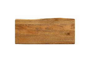 Mangohouten Tafelblad met Natuurlijke Rand - 53% Korting!