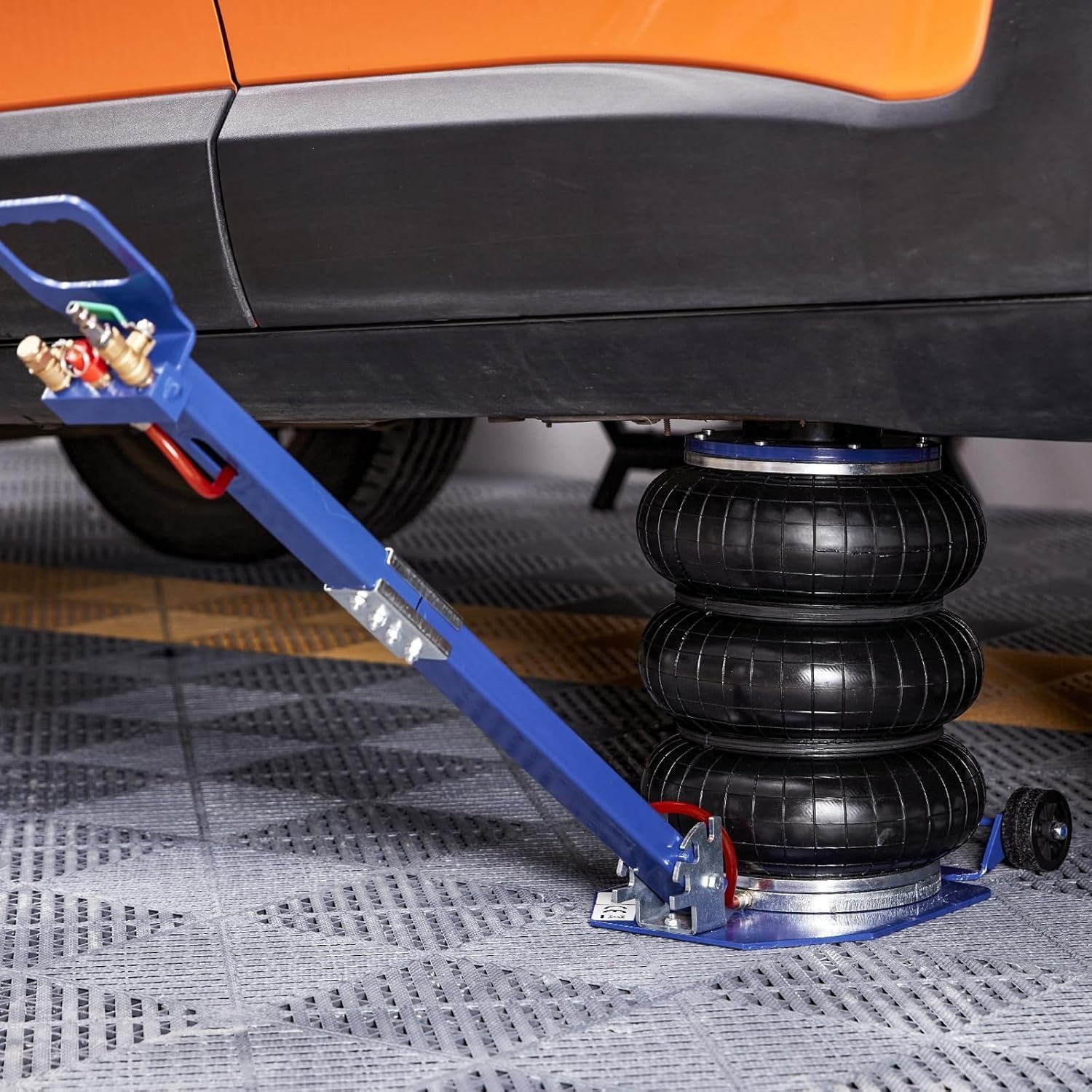 VEVOR Air Jack 3 Ton / 6600 lbs Pneumatische Krik met 6 Stalen Pijpen, tot 45 cm hefhoogte