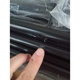 vidaXL Bedframe met hoofd- en voeteneinde metaal zwart 100x200 cm