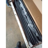 vidaXL Bedframe met hoofd- en voeteneinde metaal zwart 100x200 cm