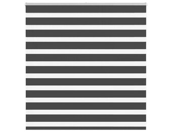 vidaXL Zebra rolgordijn 150x100 cm stofbreedte 145,9 cm zwart