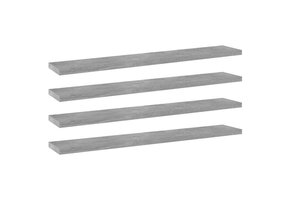 vidaXL Wandschappen Betongrijs (4 stuks) - 26% Korting!