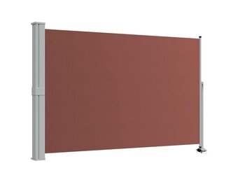 vidaXL Tuinscherm uittrekbaar 160x300 cm bruin