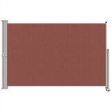 vidaXL Tuinscherm uittrekbaar 160x300 cm bruin