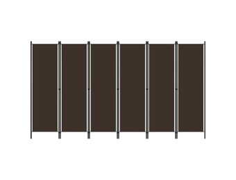vidaXL Kamerscherm met 6 panelen 300x180 cm bruin