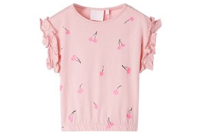 Kindershirt Lichtroze - 104 (3-4jr) - 21% Korting