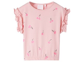 Kindershirt 104 lichtroze