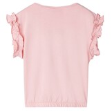 Kindershirt lichtroze met kersenprint - 41% korting!