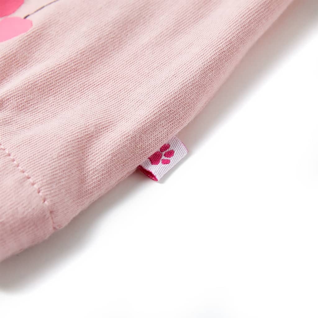 Kindershirt lichtroze met kersenprint - 41% korting!
