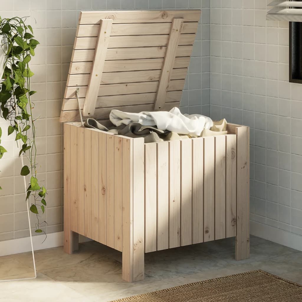 vidaXL Opbergbox met deksel RANA 60x49x54 cm massief grenenhout