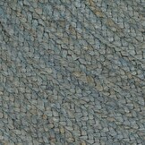 vidaXL Vloerkleed handgemaakt rond 240 cm jute olijfgroen