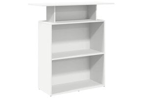 vidaXL Receptiebalie Wit 100x40x104cm - 54% Korting!