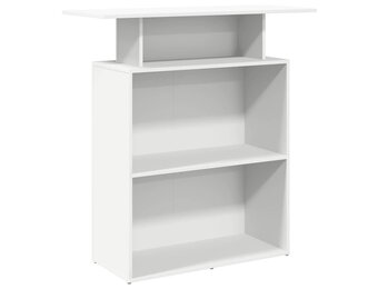 vidaXL Receptiebalie Wit 100x40x104cm - 54% Korting!