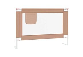 vidaXL Bedhekje Peuter 90x25cm Taupe - 34% Korting