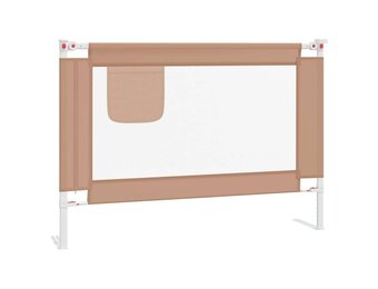 vidaXL Bedhekje Peuter 90x25cm Taupe - 34% Korting