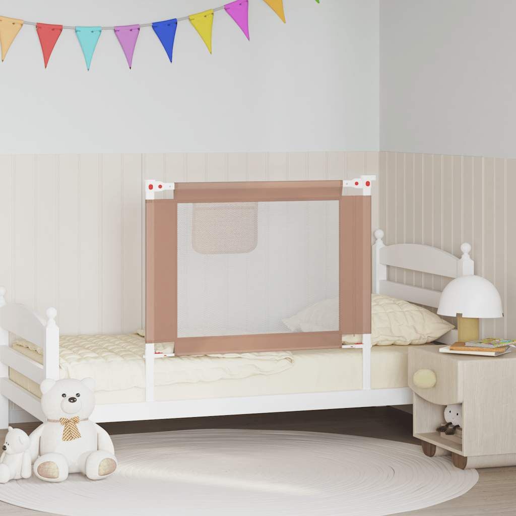 vidaXL Bedhekje Peuter 90x25cm Taupe - 34% Korting