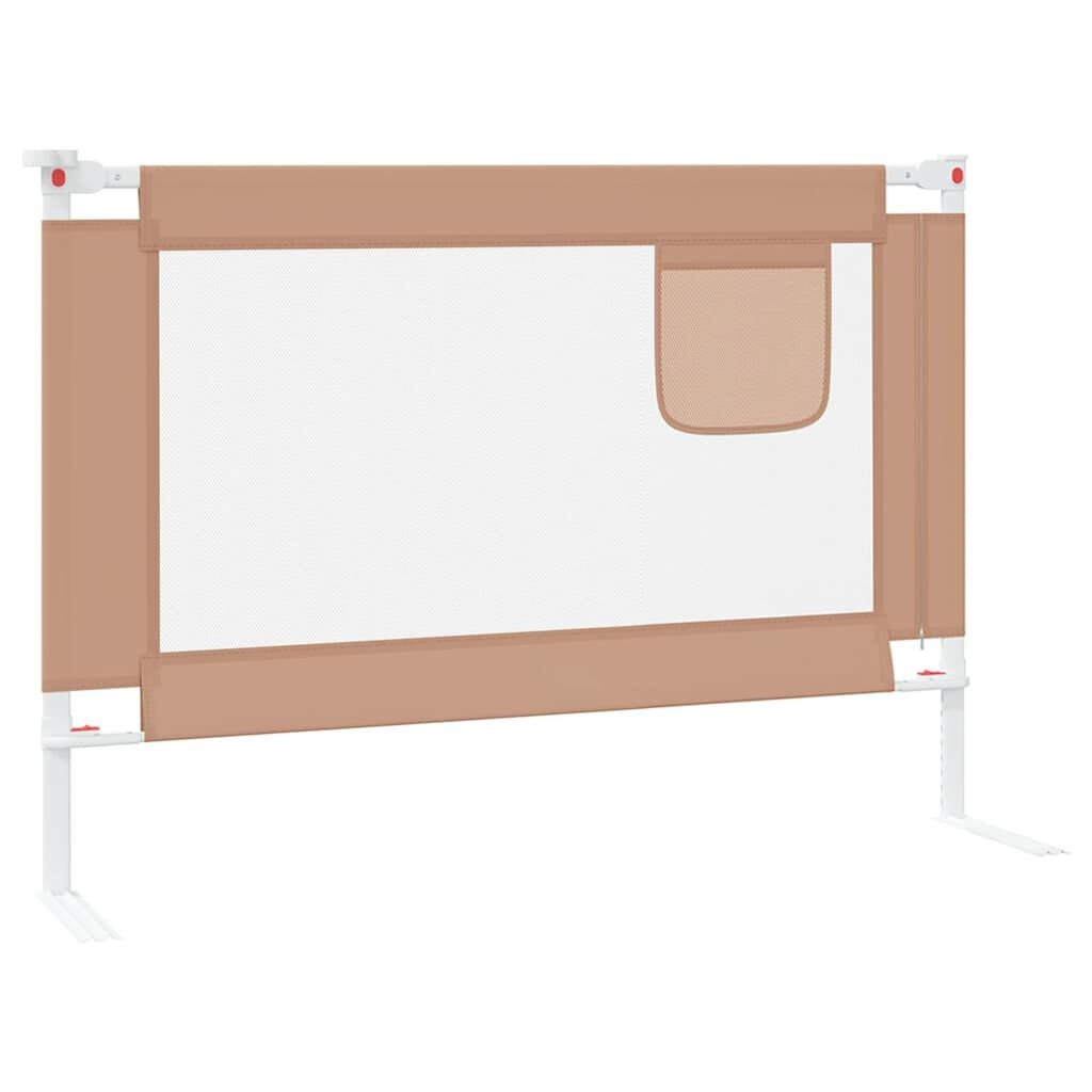 vidaXL Bedhekje Peuter 90x25cm Taupe - 34% Korting