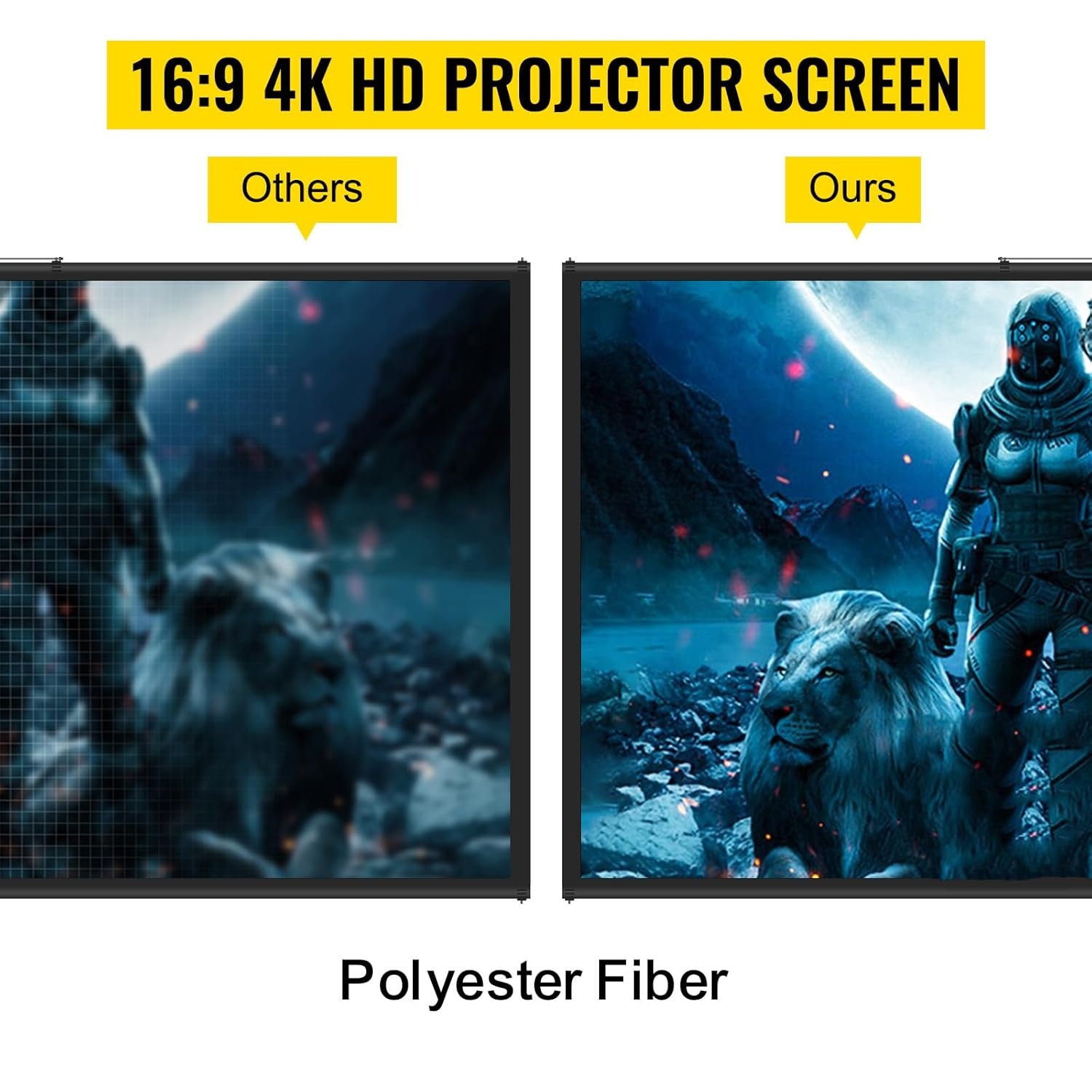 110" Projectiescherm met Statief | 4K HD | 33% Korting