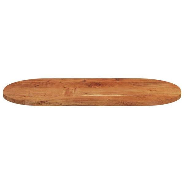 vidaXL Tafelblad ovaal 120x63,8,5 cm massief acaciahout