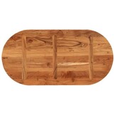 vidaXL Tafelblad ovaal 120x63,8,5 cm massief acaciahout
