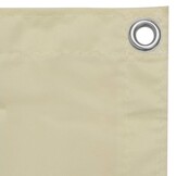 vidaXL Balkonscherm 90x500 cm Crème - 33% Korting!