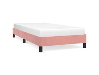 VidaXL Roze Fluwelen Bedframe 80x200cm - 34% Korting!