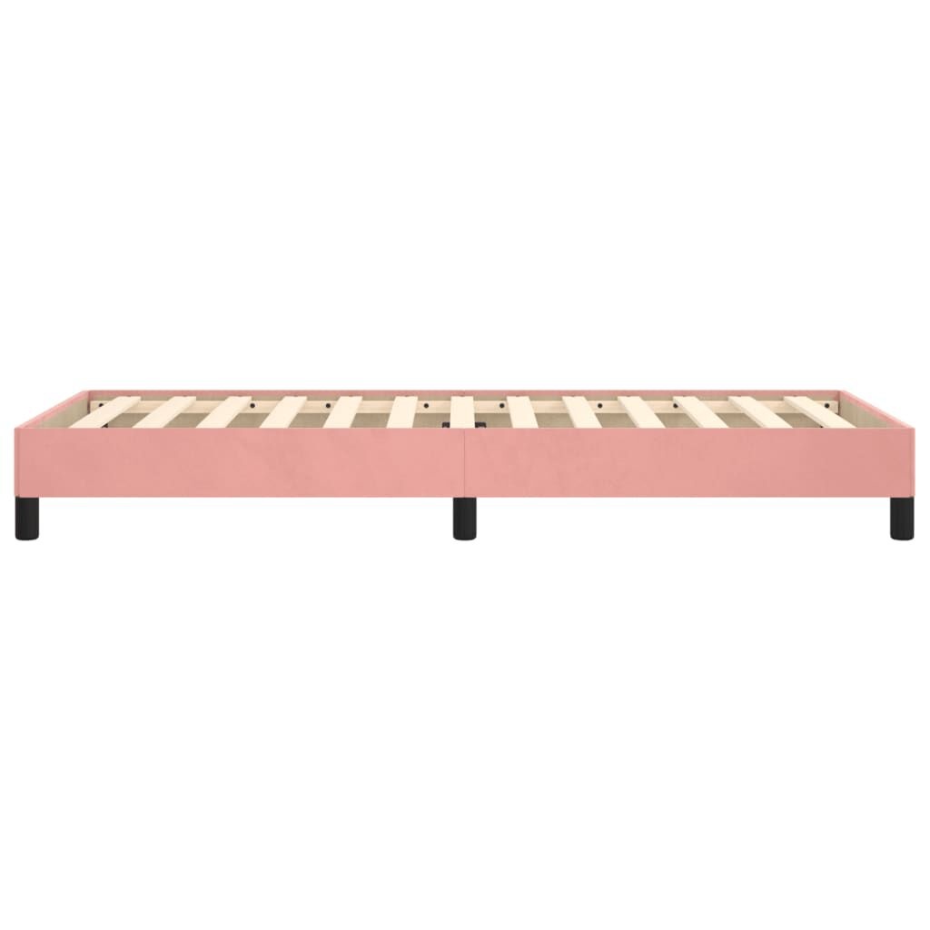 VidaXL Roze Fluwelen Bedframe 80x200cm - 34% Korting!