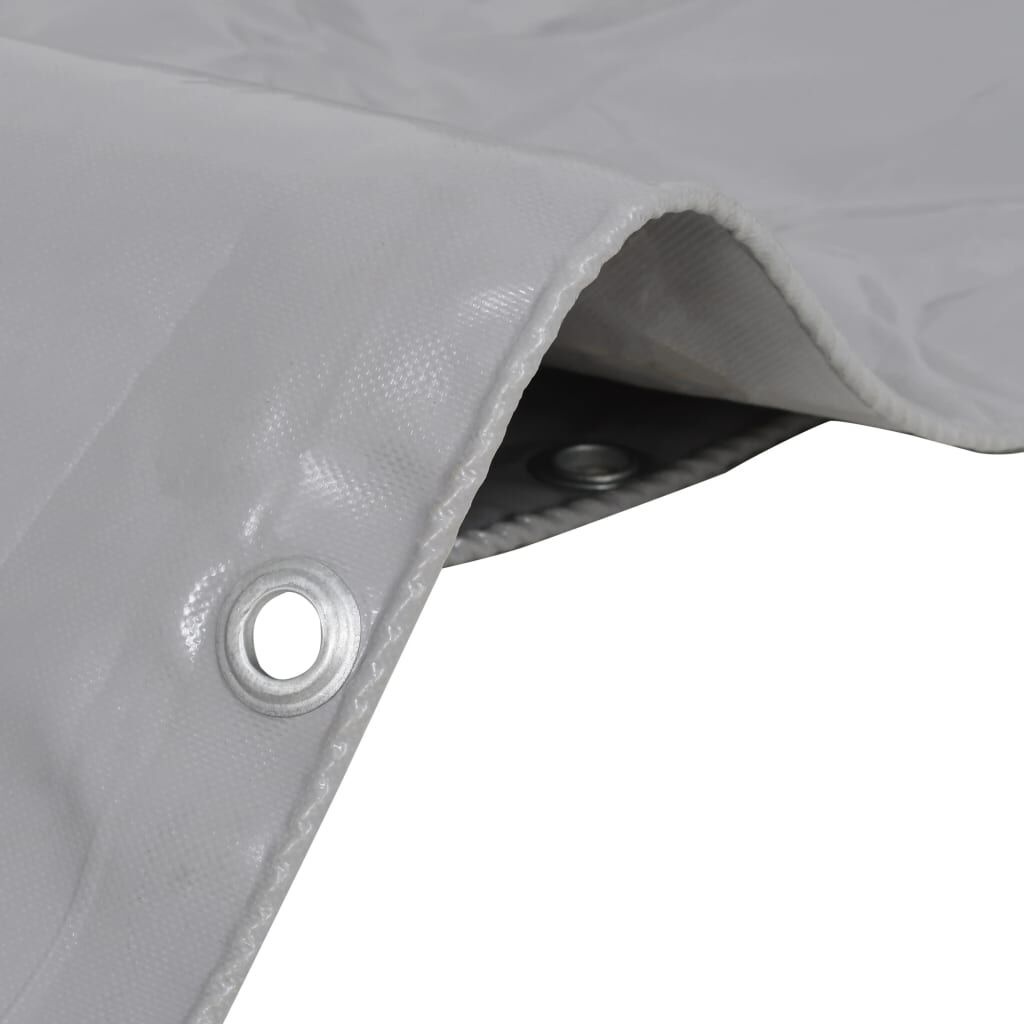 vidaXL Dekzeil 5x6m Grijs 650 g/m² - 35% Korting!