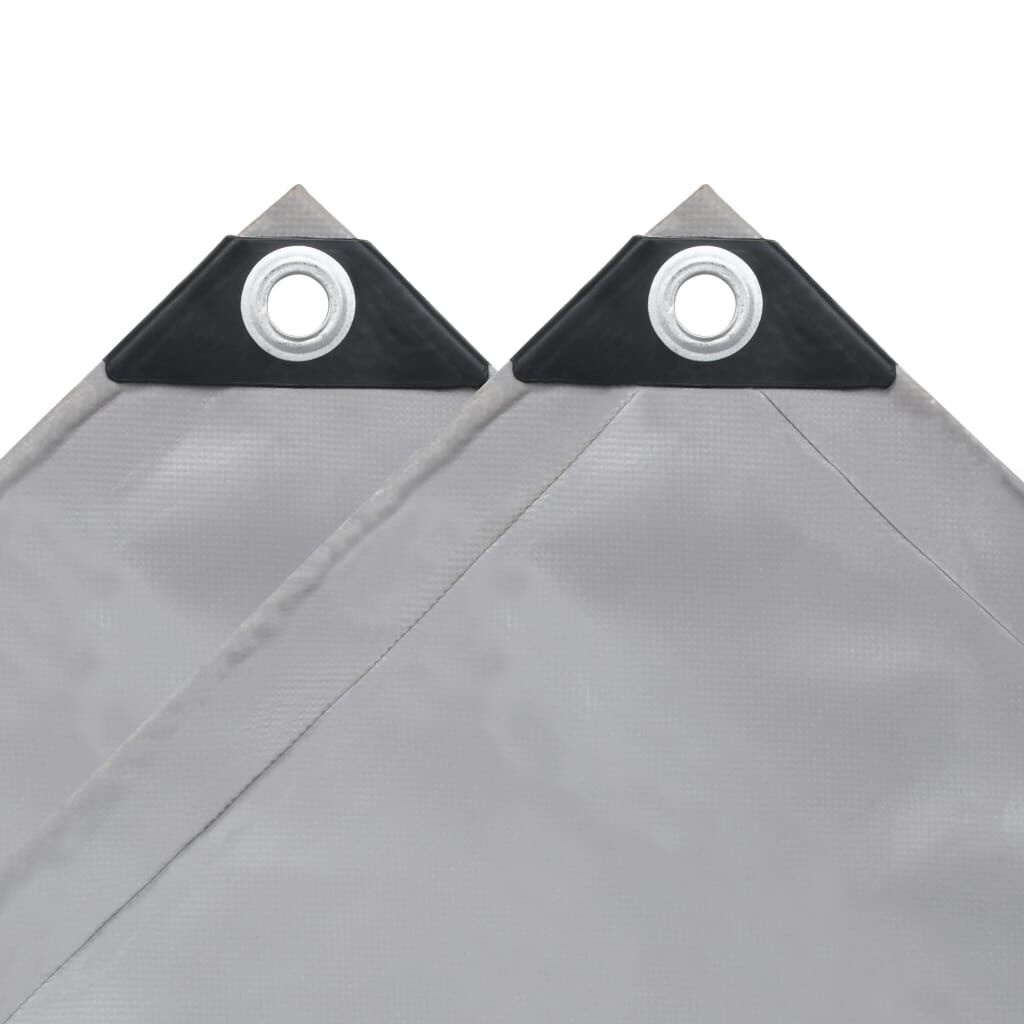 vidaXL Dekzeil 5x6m Grijs 650 g/m² - 35% Korting!