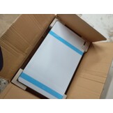 vidaXL Wandschappen 2 st 50x30x3 cm roestvrijstaal zilverkleurig