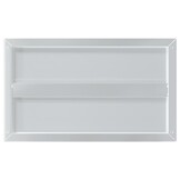 vidaXL Wandschappen 2 st 50x30x3 cm roestvrijstaal zilverkleurig