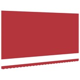 vidaXL Vervangingsdoek voor zonnescherm Rood 600 × 300 cm Canvas