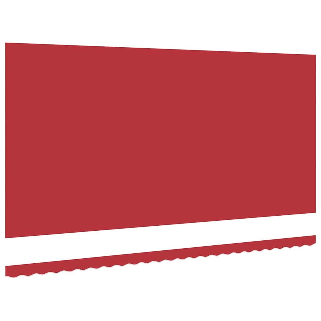 vidaXL Vervangingsdoek voor zonnescherm Rood 600 × 300 cm Canvas