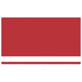 vidaXL Vervangingsdoek voor zonnescherm Rood 600 × 300 cm Canvas