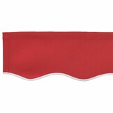 vidaXL Vervangingsdoek voor zonnescherm Rood 600 × 300 cm Canvas