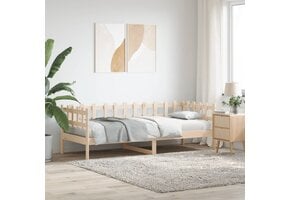 VidaXL Slaapbank Grenenhout 90x200cm (Zonder Matras) - 29% Korting