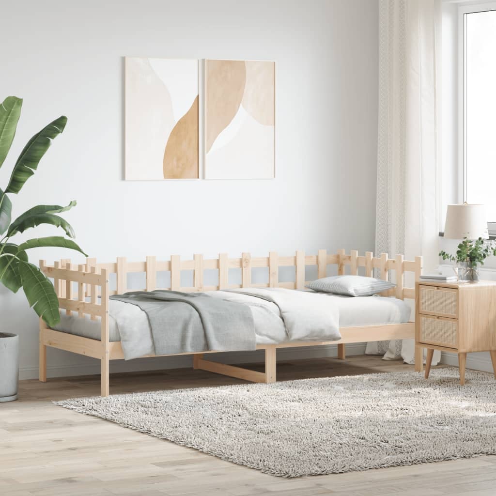 VidaXL Slaapbank Grenenhout 90x200cm (Zonder Matras) - 29% Korting