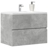 Betongrijze badkamerkast 60x38,5x45 cm - 56% korting!