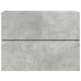vidaXL Badkamerkast 60x38,5x45 cm bewerkt hout betongrijs