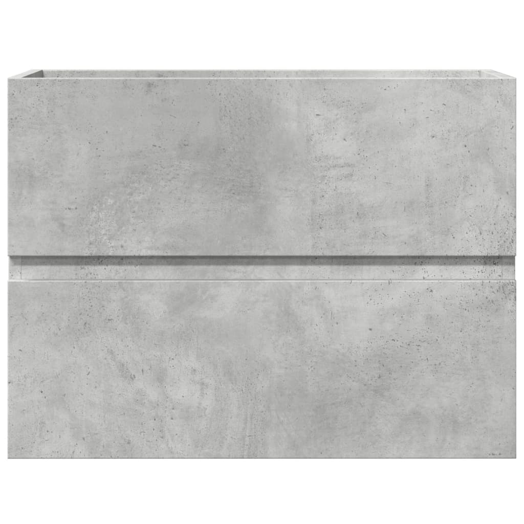 vidaXL Badkamerkast 60x38,5x45 cm bewerkt hout betongrijs
