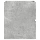vidaXL Badkamerkast 60x38,5x45 cm bewerkt hout betongrijs