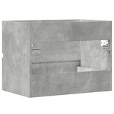 vidaXL Badkamerkast 60x38,5x45 cm bewerkt hout betongrijs