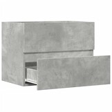 vidaXL Badkamerkast 60x38,5x45 cm bewerkt hout betongrijs