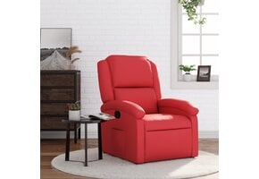 vidaXL Fauteuil Kunstleer Rood - 35% Korting