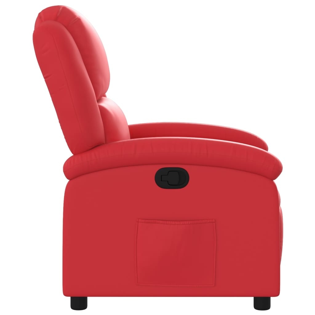 vidaXL Fauteuil verstelbaar kunstleer rood